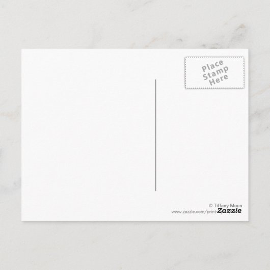 「お賛美仏様」はがきき ポストカード (裏面)