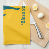 お賛美使いのキッチンタオル キッチンタオル (四つ折り)