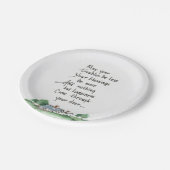 『お賛美手数をおかけしますように』ホームアート ペーパープレート (アングル)