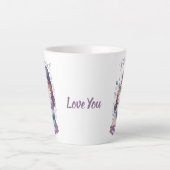 お賛美母さんかわいいプレゼントお母さん カフェラテマグ (正面)