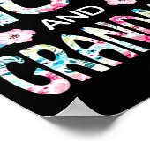 お賛美母さん、おばあちゃんフローラギフトと呼ばれる ポスター (角)