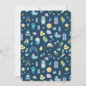 お赤ちゃんのシャワー招待状 招待状 (裏面)