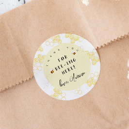 お越しいただきのまわりに ラウンドシール