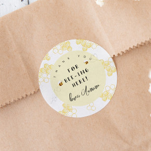 お越しいただきのまわりに ラウンドシール