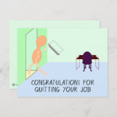 お辞めになったことを祝う - ノードノーツ ポストカード (正面/裏面)
