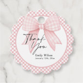 お辞儀ありがとうございます フェイバータグ (正面)