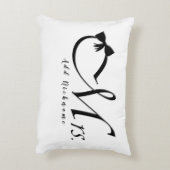 お辞儀の夫人 アクセントクッション (裏面(縦))