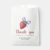 お辞儀の甘いイチゴ感謝してい- you フェイバーバッグ (正面)