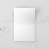 お辞儀をする馬のサンクスカード サンキューカード (内部)