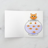 お辞儀をする魚 カード (内部)