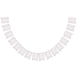 お辞儀、ウサギ、 花 バンティングフラッグ