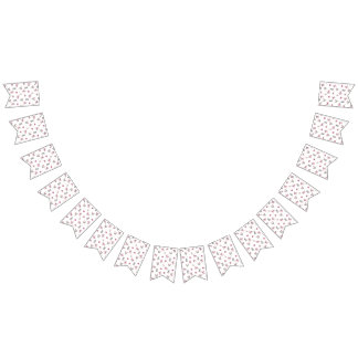 お辞儀、ウサギ、 花 バンティングフラッグ