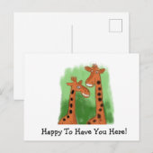 お迎えできて嬉しい ポストカード (正面/裏面)