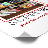 お近くの書店をサポートする ポスター (角)