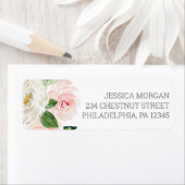 お返し住所ラベル 恥ずかしがりな花 ラベル (インサイチュ)