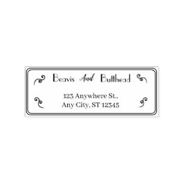 お返し住所 現代 ミニマル カップル名 ラバースタンプ