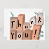 お送り届け箱の移動に感謝 ポストカード (正面/裏面)