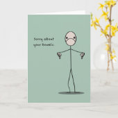 お通じが悪い カード (黄色い花)