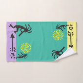 お遊前の色でアメリカのインドココペリ バスタオルセット (ハンドタオル)