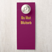 お邪魔しないでください / ノックしてください / ワイン ドアノブサイン (ノブ)