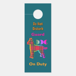 お邪魔しないでください / ノックしてください / 番犬任務 ティール ドアノブサイン