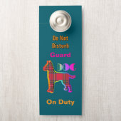 お邪魔しないでください / ノックしてください / 番犬任務 ティール ドアノブサイン (ノブ)