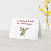 **お部屋をデッキとデッキで楽**休日 カード (黄色い花)