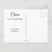 お酒おもしろい飲み放題はがき ポストカード (裏面)