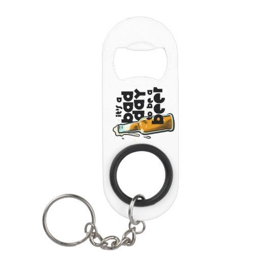 お酒がかわいそうな日だ、ビール キーホルダー栓抜き (正面)