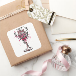 お酒が娘の酒より強くなってよろしい スクエアシール