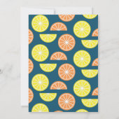 お酒とスパークルカクテルソイレ誕生日パーティー 招待状 (裏面)