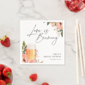 お酒の愛が育まれている ブライダルシャワー スタンダードカクテルナプキン (インサイチュ)