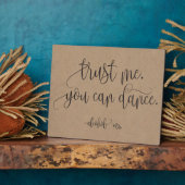 お酒の看板を踊れよ結婚う フォトプラーク (側面)