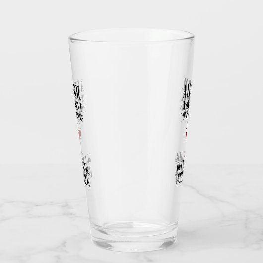 お酒は問題を解決しなおもしろいい タンブラーグラス (右)