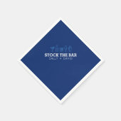 「お酒をたくさん!」カクテルナプキン スタンダードカクテルナプキン (角)