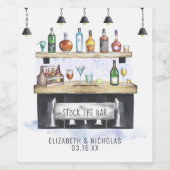 お酒を楽しむ | カップルシャワーボトルラベル ワインラベル (シングルラベル)