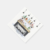 お酒を楽しむ | カップルシャワー オーダーメイド スタンダードカクテルナプキン (角)