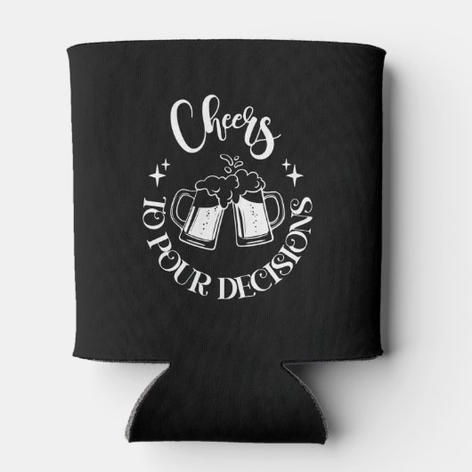 お酒を注ぐための乾杯 缶クーラー (裏面)