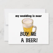 お酒を買ってくれ！独身最後の旅Tシャツとギフト (正面)