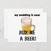 お酒を買ってくれ！独身最後の旅Tシャツとギフト (正面/裏面)