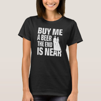 お酒を買ってくれ 終末が近い 結婚  bachelor パーティ tシャツ