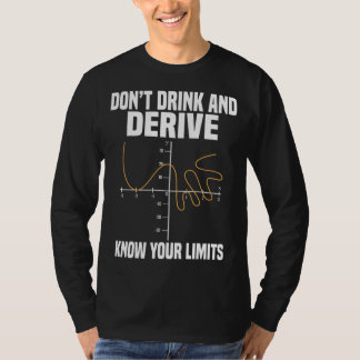 お酒を飲みながらプログラミングしないで。自分の限界を知ろう Tシャツ