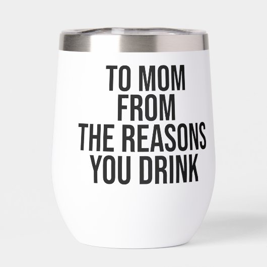 お酒を飲む理由で母さんに (背面)