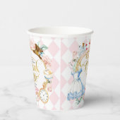 『お酒を飲め、不思議の国をテーマにした女の子の誕生日』 紙コップ (右)