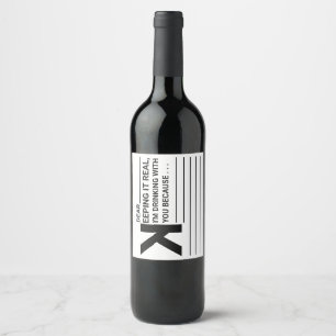 お酒を飲んでるだって… ワインラベル