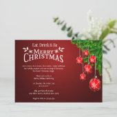 お酒食べとお楽しみのクリスマス·パーティー 招待状 (スタンド正面)