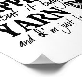 お金が幸せ買にできない – 工芸品/糸 ポスター (角)