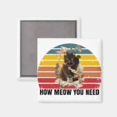 お金が必要な方法 – ギャング猫 マグネット (正面/裏面)