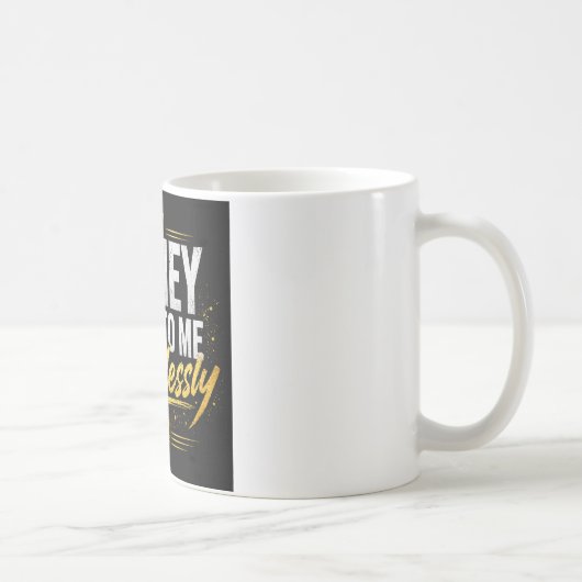 お金が私にスムーズに流れ込む - 高級感あふれる富裕デザイン コーヒーマグカップ (右)