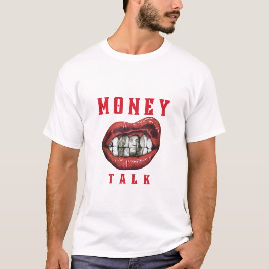 お金が話す Tシャツ (正面)